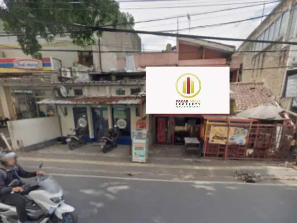 Rumah hitung tanah di main road cihampelas cocok untuk usaha