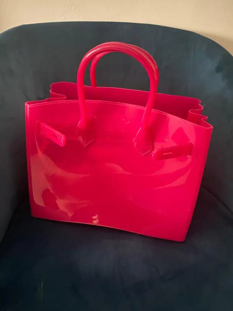 Tas jelly pink import