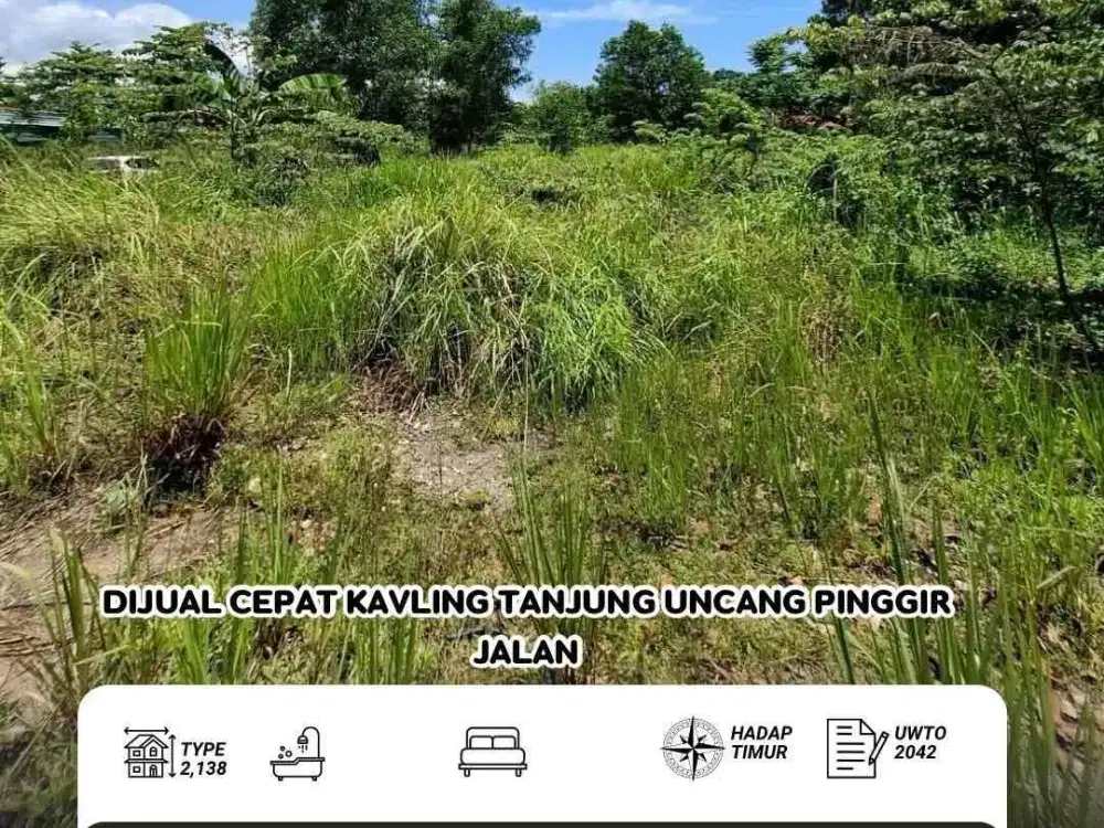 Dijual Lahan Atau Kavling Pinggir Jalan Sagulung Batu aji tanjung uncang