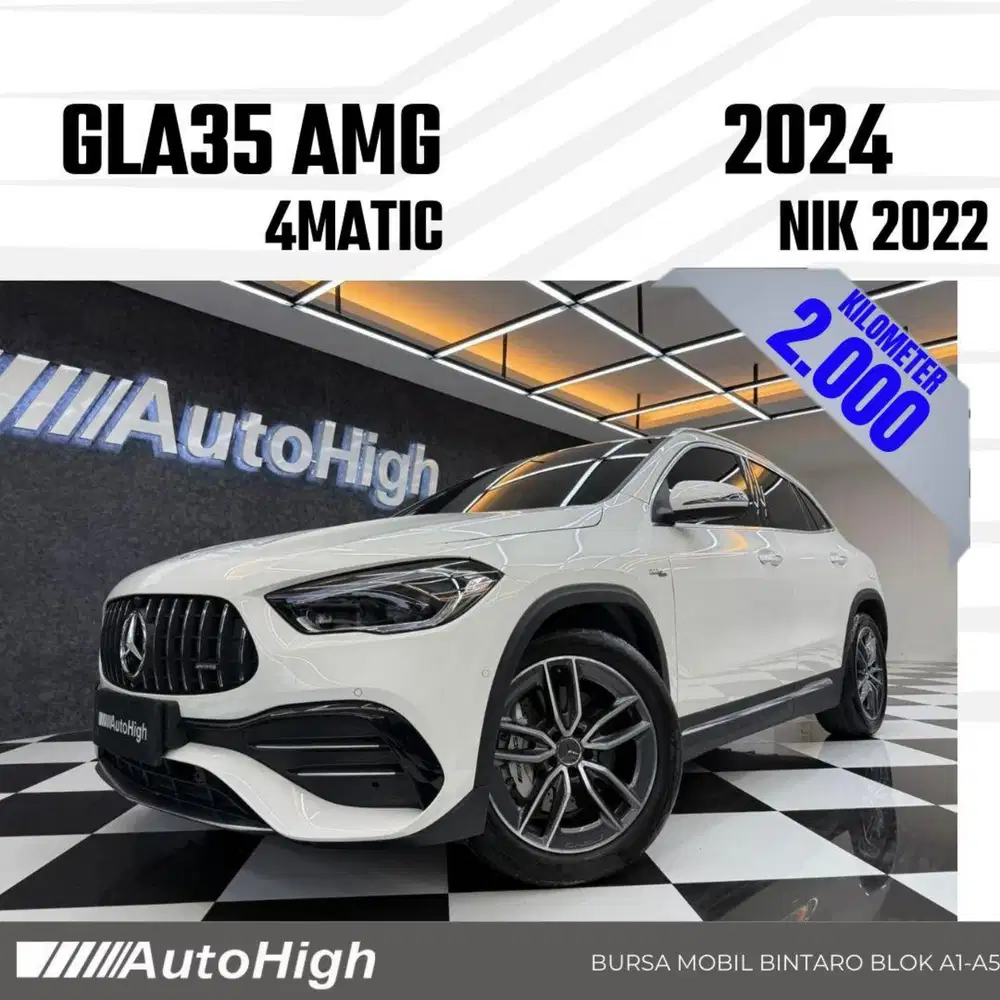 DP10% [Km2.000] GLA35 AMG 2022 White / GLA 35 Reg 2023 #AUTOHIGH