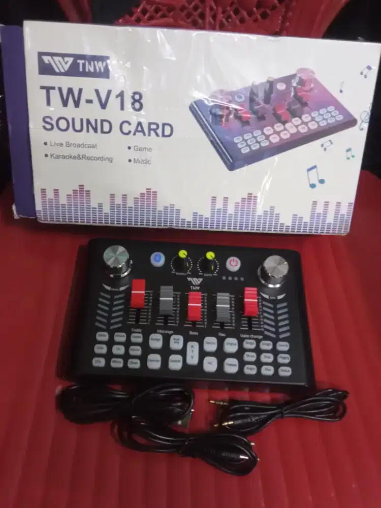 Soundcard v18, bahan besi, mantap