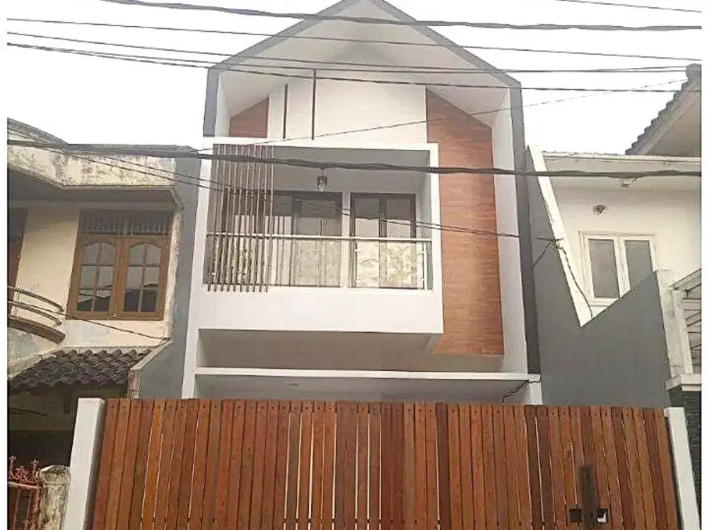 Bangunan Baru Modern !! Luas 96 Rumah Pondok Kelapa Jakarta Timur