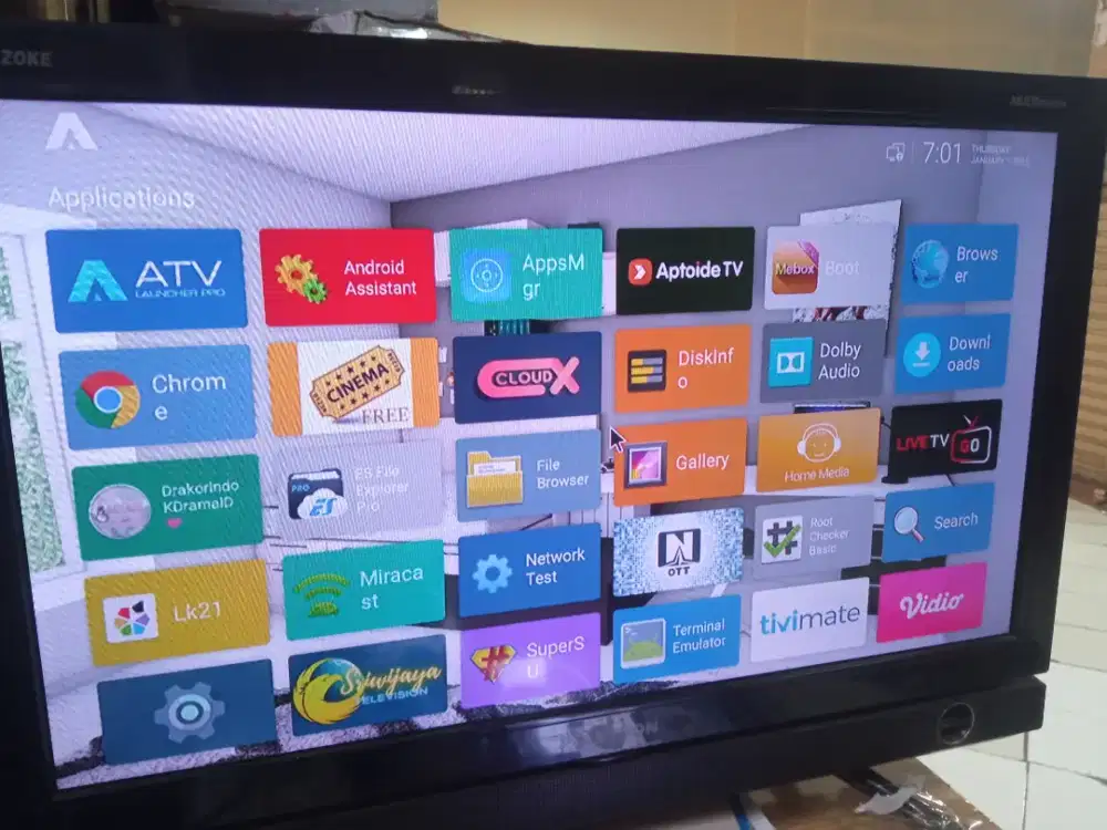 Android tv box, siaran lokal,luar,yutub