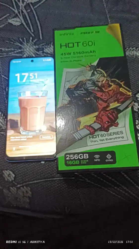 Infinix 60i ram 8GB(+8GB)