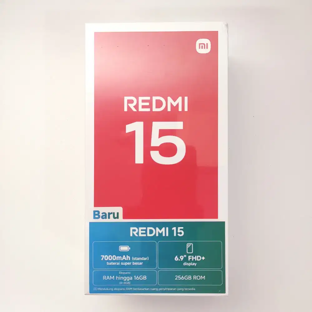 REDMI 15 8/256GB Midnight New Segel
