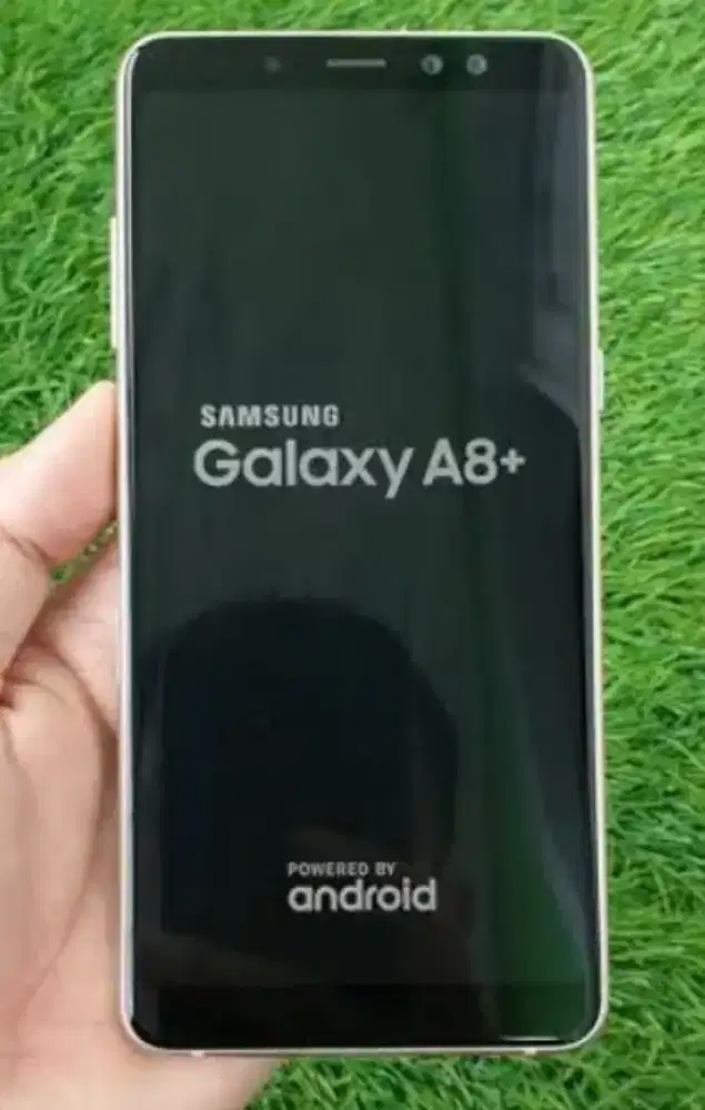 Murah hp samsung A8+ ram 6 normal