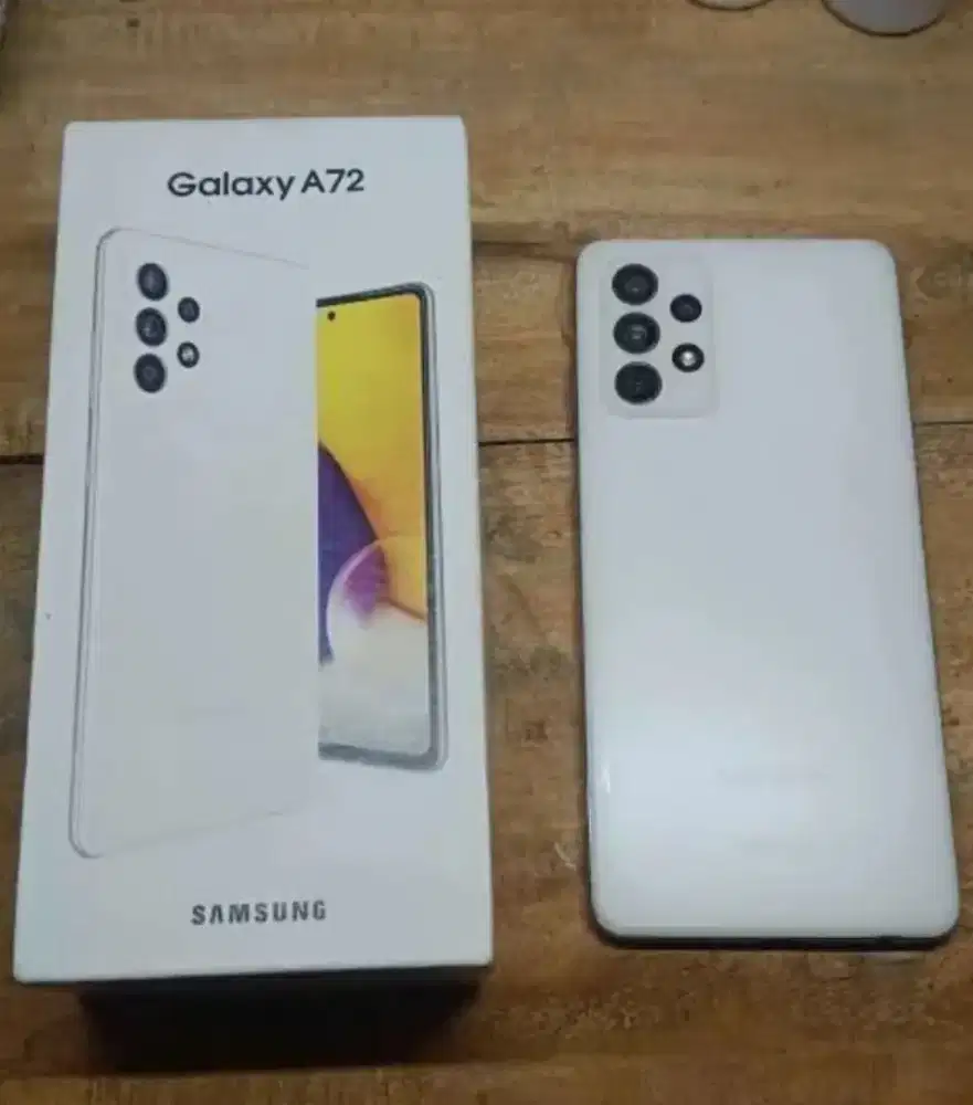 Murah hp samsung A72 ram 8/256 lkp layar masih original