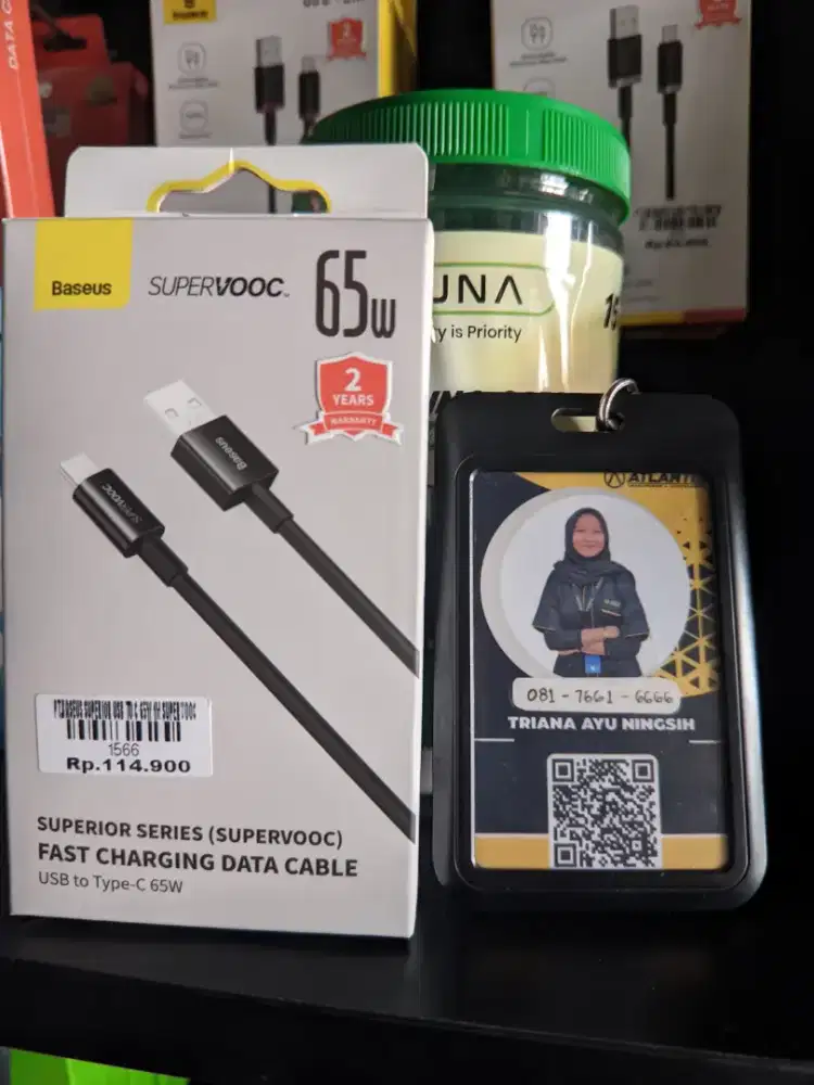 PT BASEUS SUPERIOR USB TO C 65W 1M | ATLANTIS DAHSYAT