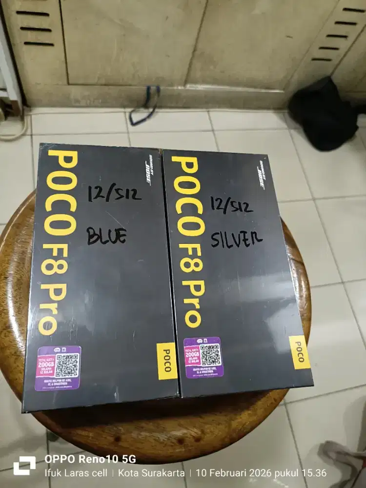 OBRAL POCO F8 PRO 5G 12/512 BARU FRESH SIAP COD
