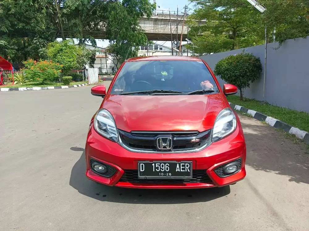 Honda Brio RS matic 2016 merah  low km