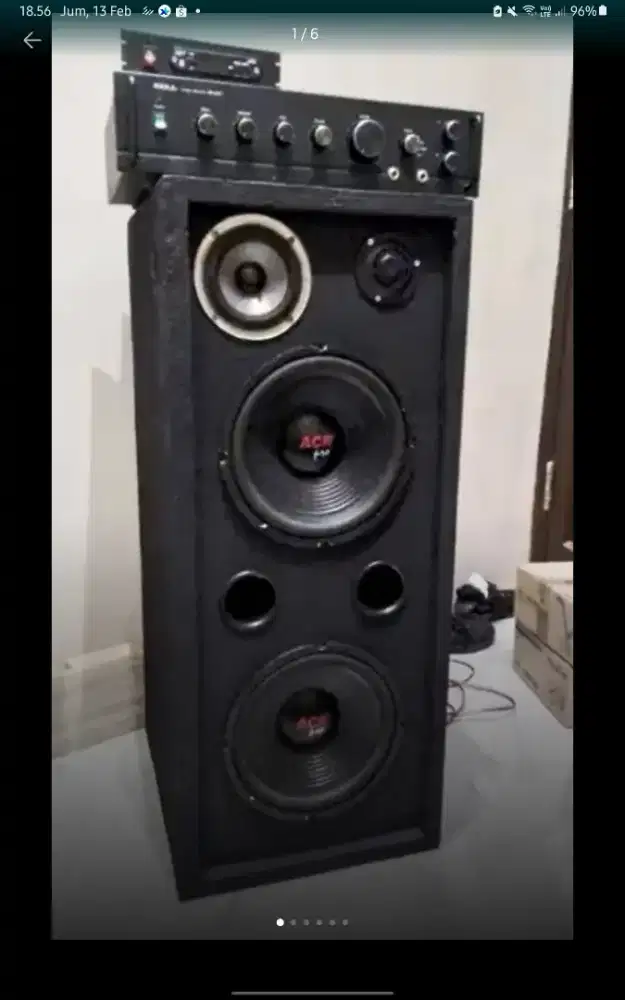 AMPLI SPEAKER SOUND SIAP BUNYI + KARAOKE