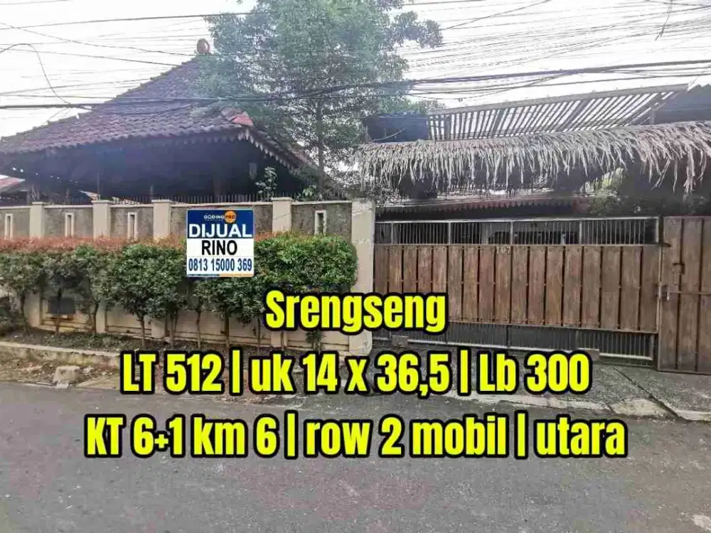 Lokasi emas! Masih nego! Rumah dekat simpang meruya srengseng jakarta barat