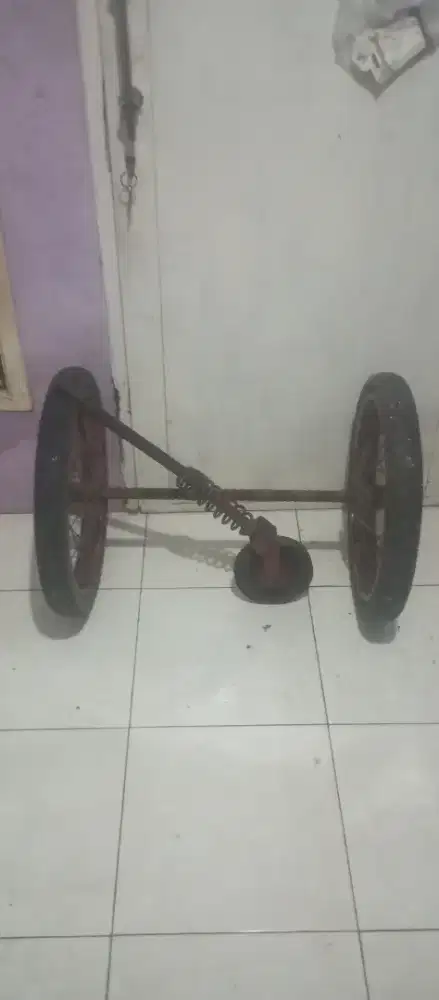 Roda gerobak full set