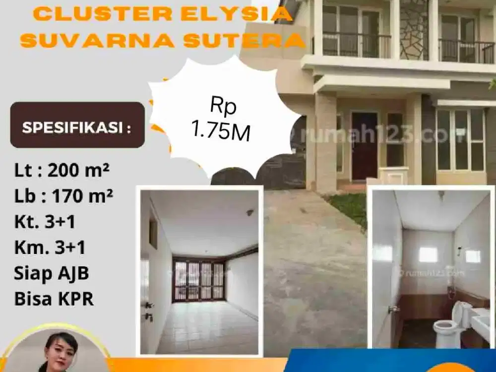 Murah Suvarna Sutera Elysia Lt. 200 Cikupa Tangerang