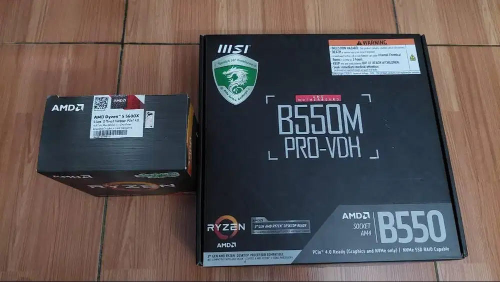 Ryzen 5 5600X + MSI B550M PRO VDH