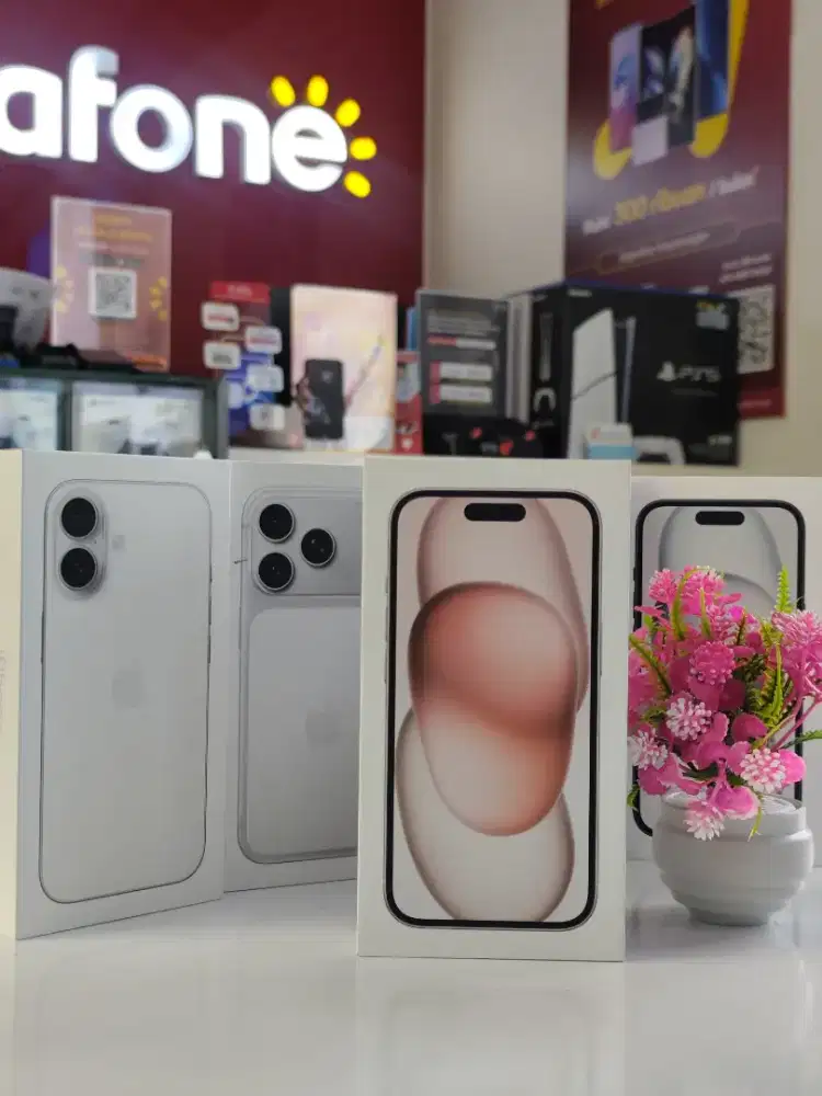 Tukar tambah hp lama ke iPhone 15 baru,pink 128 garansi resmi