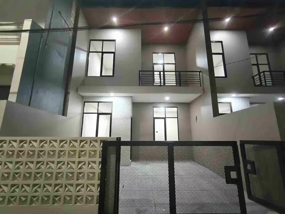 Rumah baru modern desain rapi bagus di komplek Margahayu saturnus