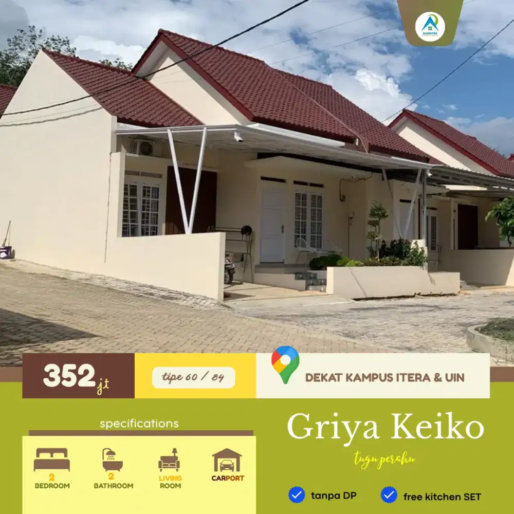 Bebas Banjir Tanpa DP Dekat Kampus Uin Lampung