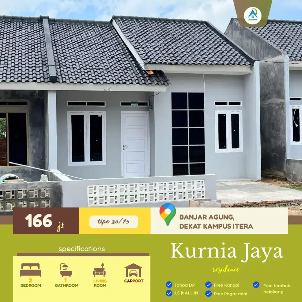 Siap Huni Tanpa DP Angsuran 1 Jutaan Flat Sampai Lunas