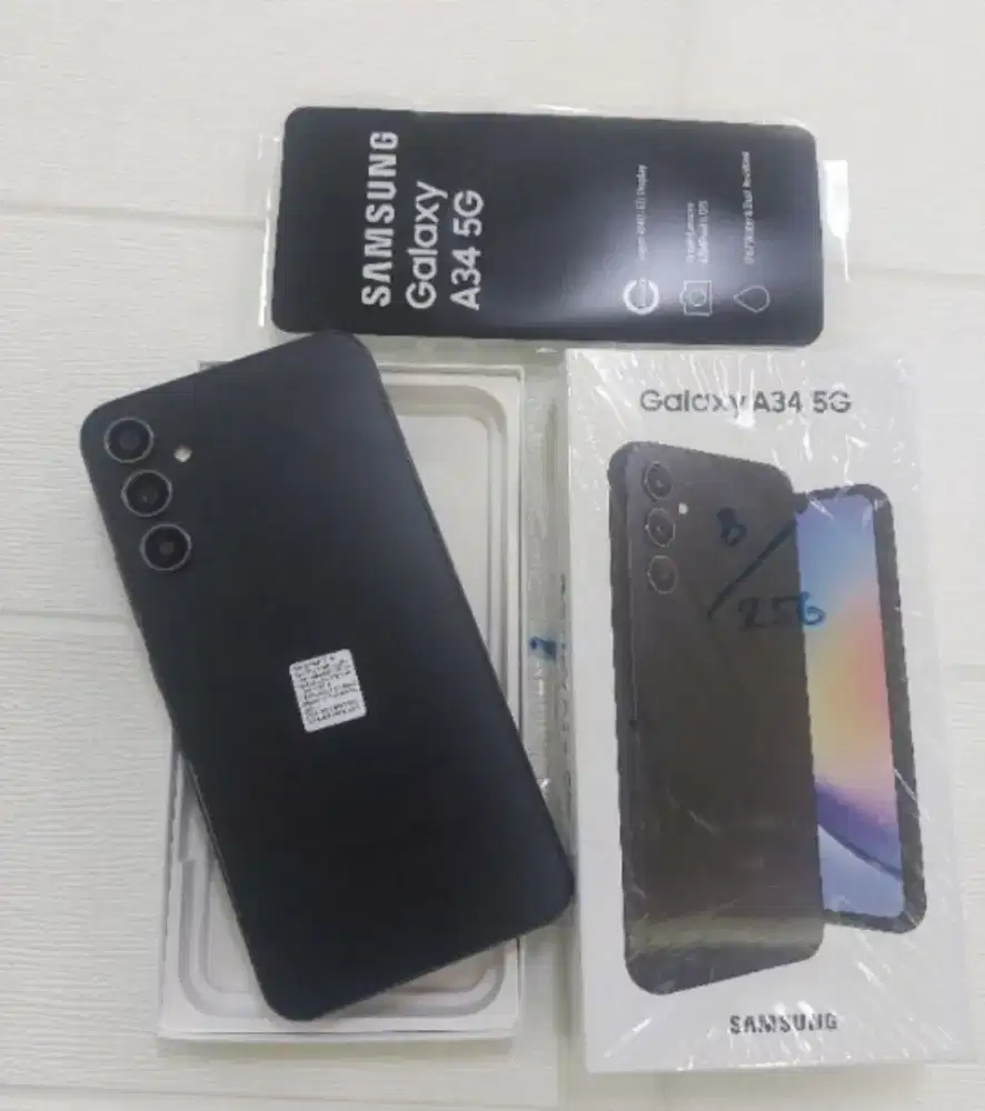 Murah hp samsung A34 5G 8/128 lkp, bs TT