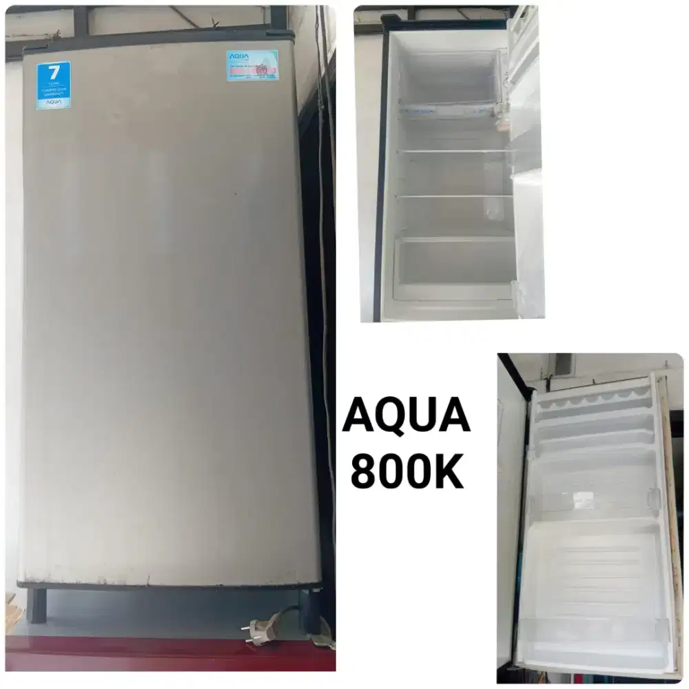 Kulkas 1 pintu seken bergaransi