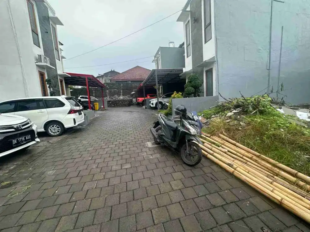 Langka Tanah 210m2 Lebar 20mtr Dkt Raya Di Pidada Gatsu Barat Jl5mtr Paving