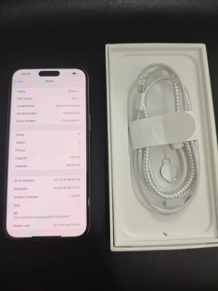 Iphone 16 Pro Max 256Gb Desert IBOX