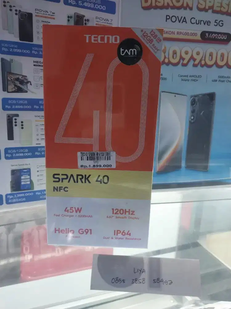 TECNO SPARK 40 6/128 | ATLANTIS DAHSYAT