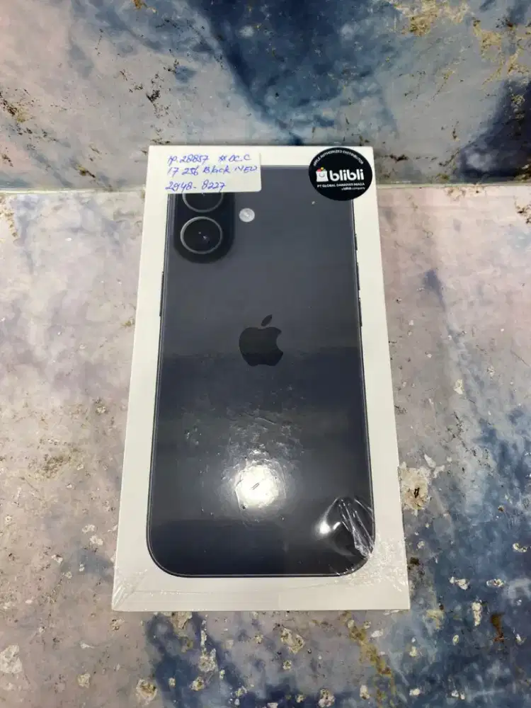 Ip.28857 || Iphone 17 256Gb Black New (Resmi)