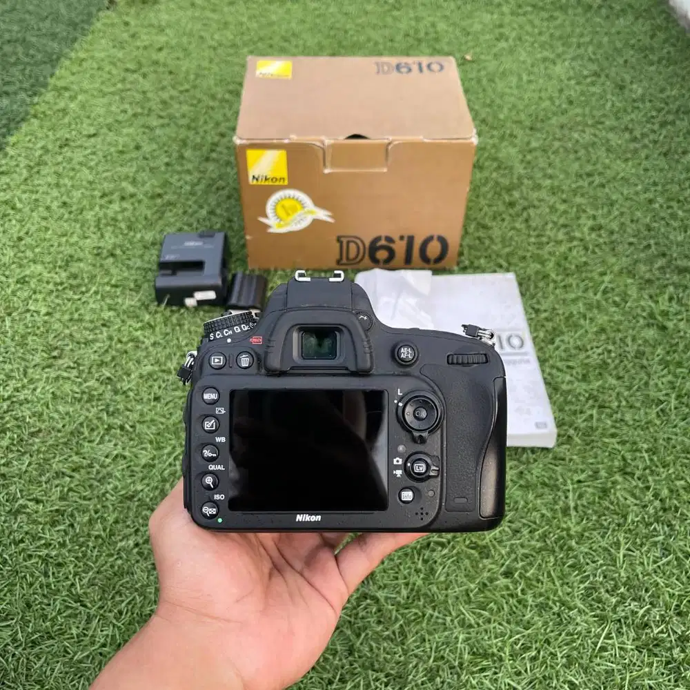 Dslr Nikon D610 bo fullset dus box