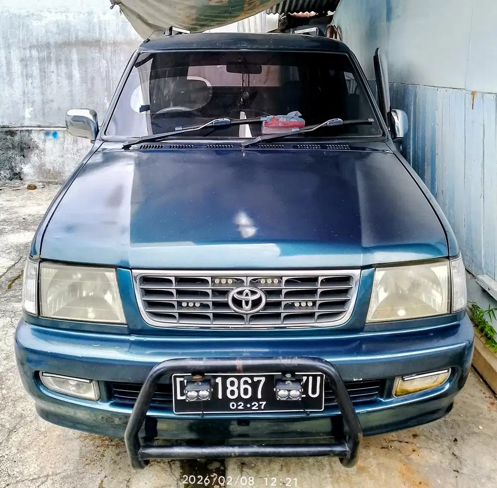 Toyota Kijang KF80 LX (long) Kapsul tahun 2002 Biru Metalik