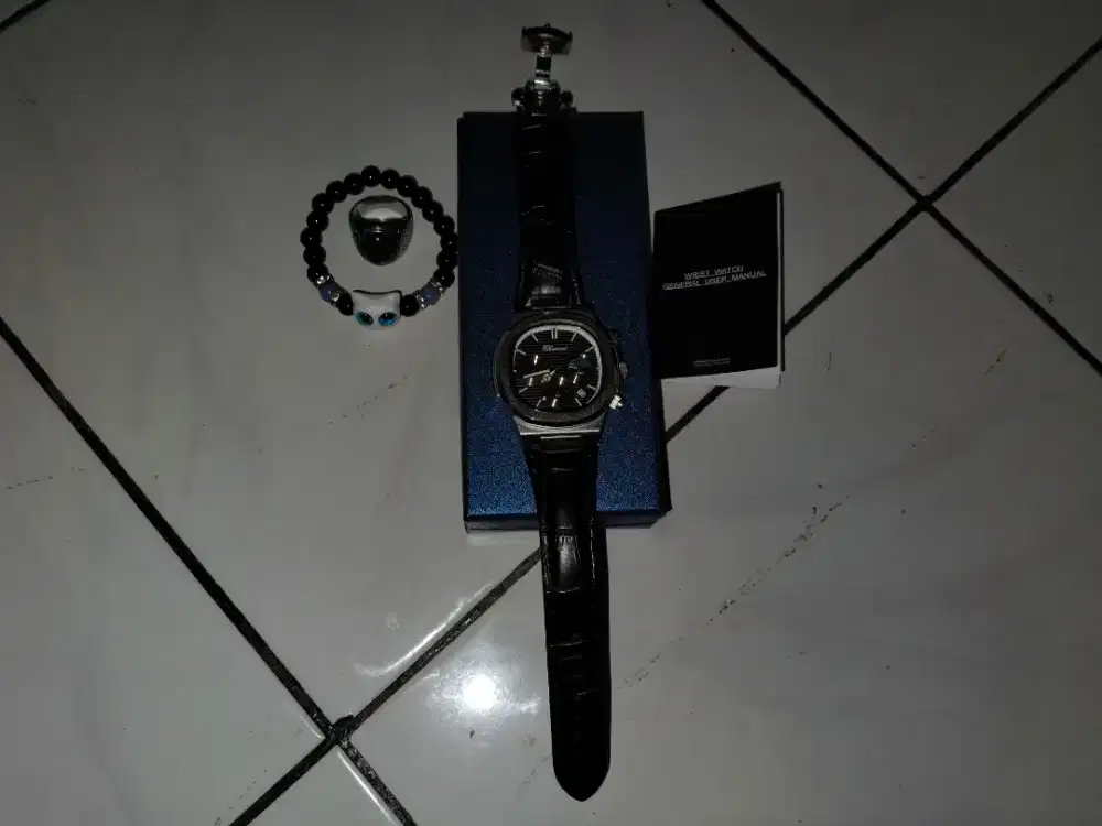 Jam tangan + batu cincin + gelang bagus