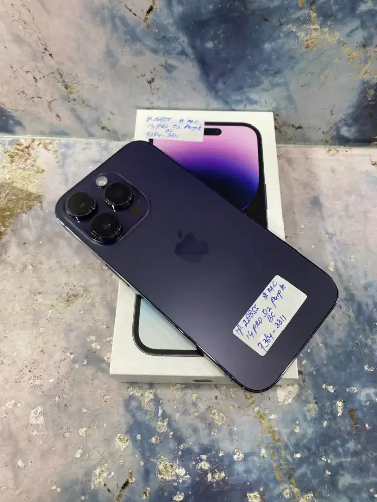 Ip.28855 || Iphone 14 Pro 512Gb Purple (Terdaftar BeaCukai)