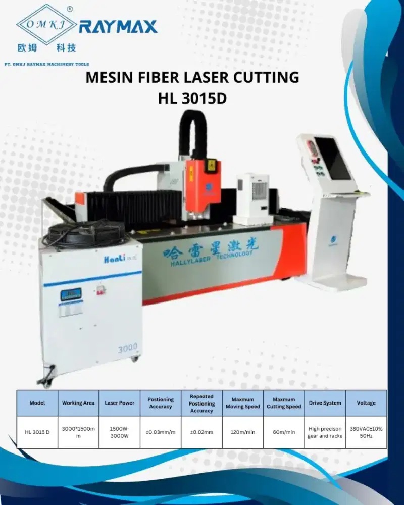 Fiber Laser cutting Machine 3015D-3000w