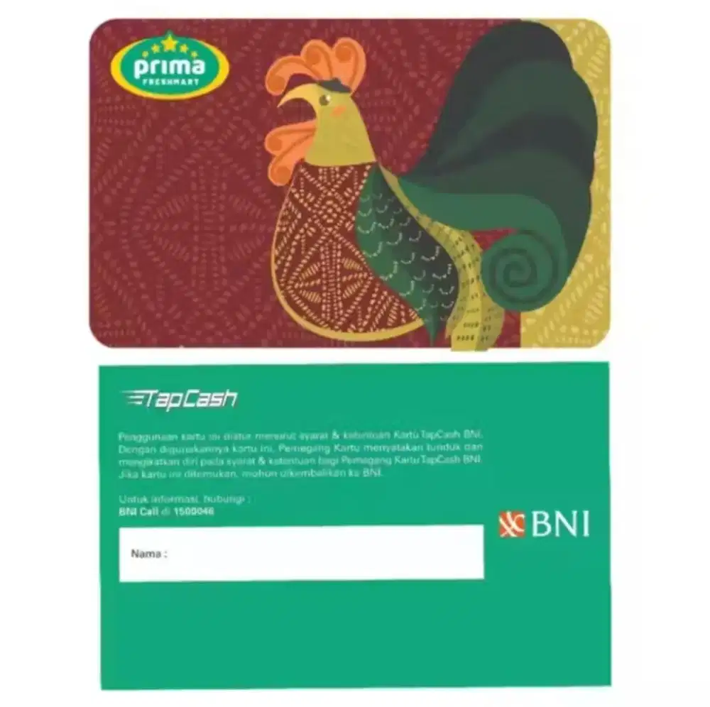 TAPCASH BNI - KARTU TOLL PARKIR - E-TOLL BNI