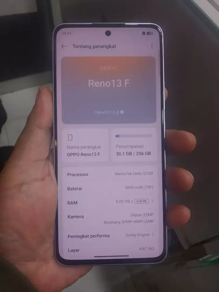 Oppo Reno 13f 8/128 resmi
