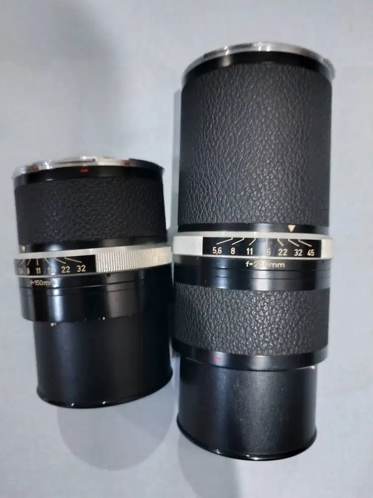 Lensa Rollei SL66 150mm f/4 HFT & 250mm f/5.6