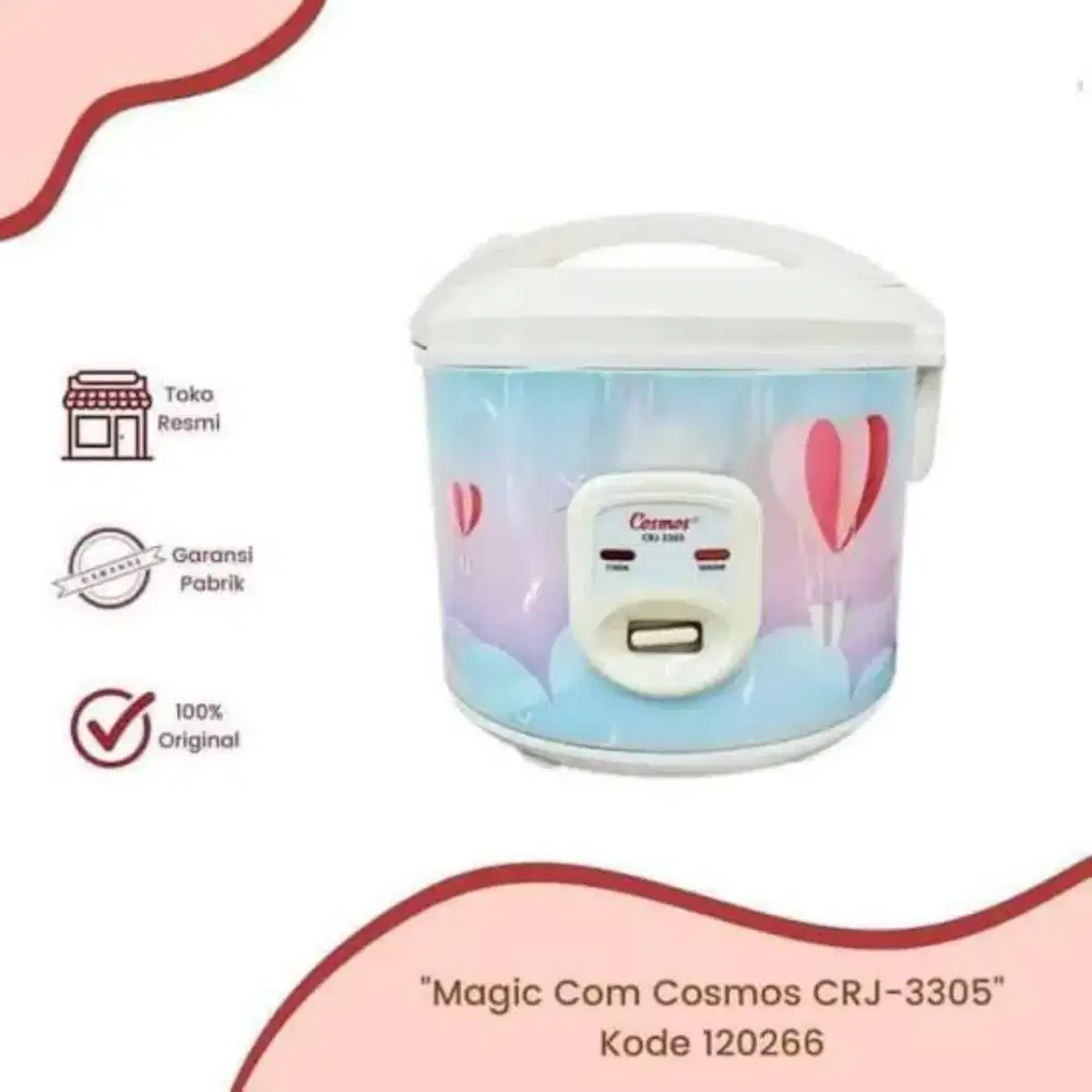 Magic Com Cosmos CRJ3305 (1.8 Liter) 2in1