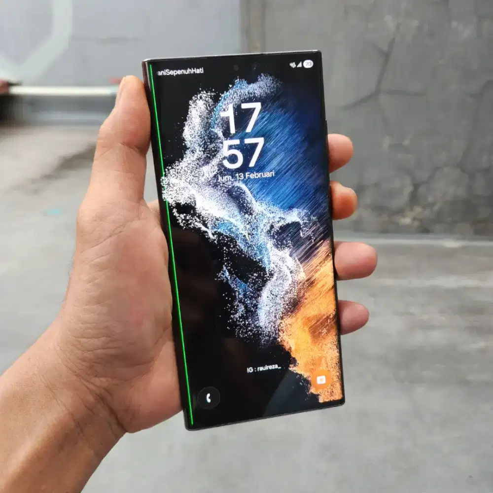 SAMSUNG GALAXY S22 ULTRA SEIN 5G 12/512 GB MINUS FUNGSI 100% NORMAL