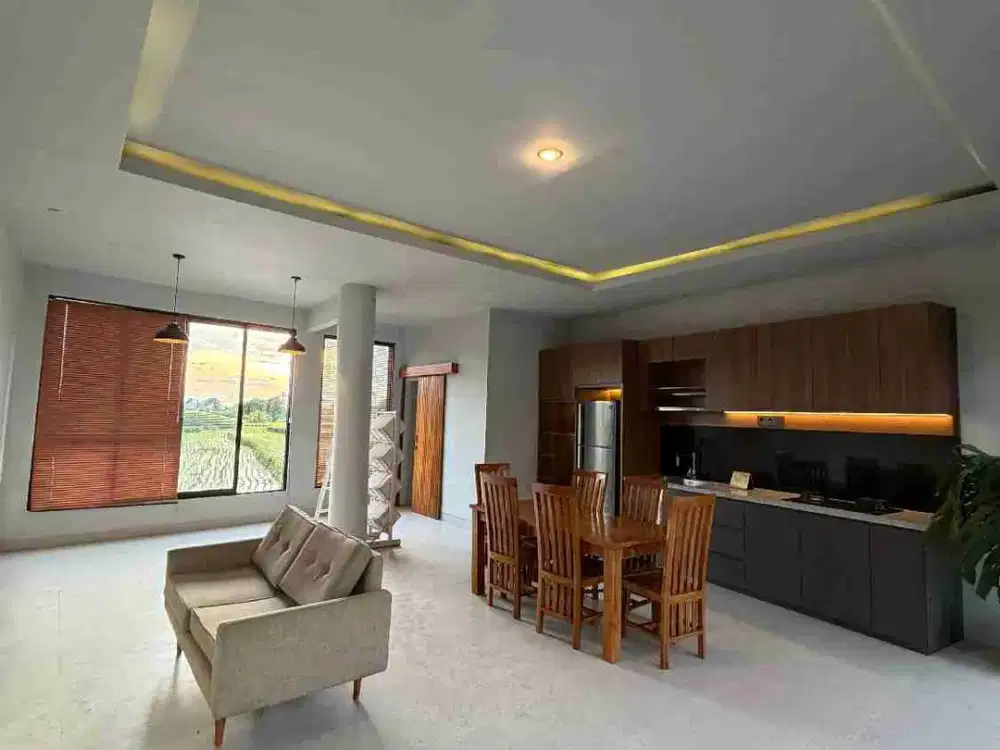 Rent Villa Br Gress 260m2 Ada Rooftop View Sawah Furnish Tumbak Bayuh - Thumbnail 7