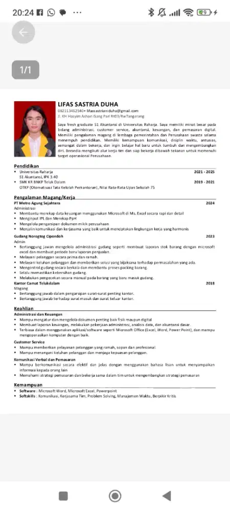 Bisa kerja secepatnha