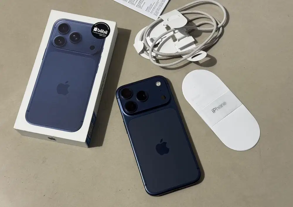 iPhone 17 Pro 256Gb Deep Blue iBox Fullset Ori Garansi Panjang