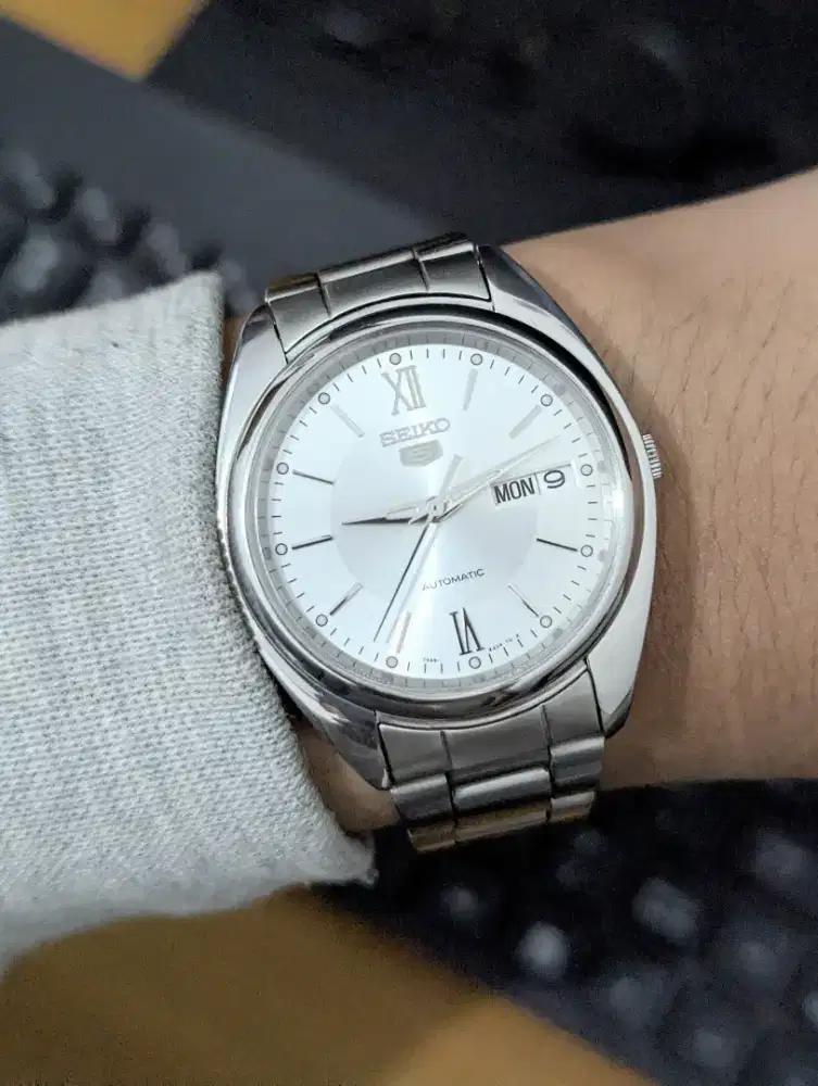 Jam Seiko 5 Automatic Romawi Original