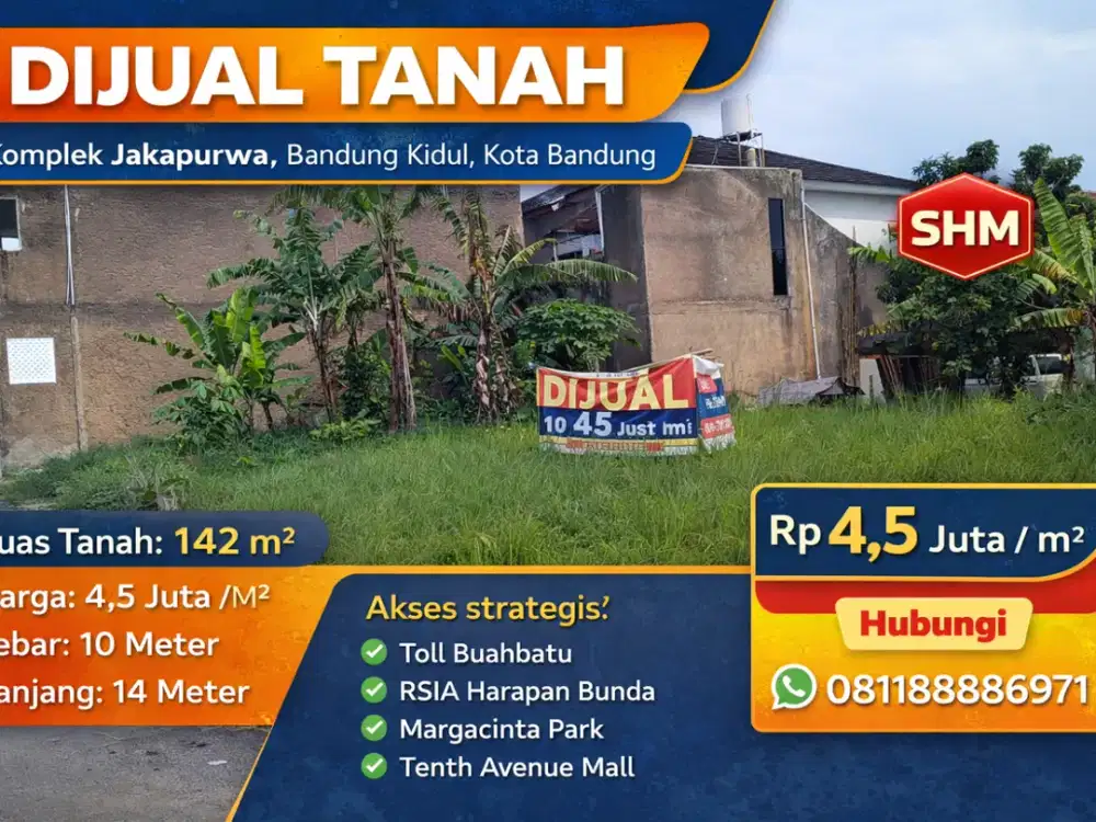 Peluang Properti Menjanjikan 142 m² di Area Favorit Bandung Kidul
