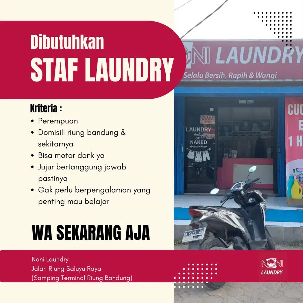 Lowongan kerja laundry
