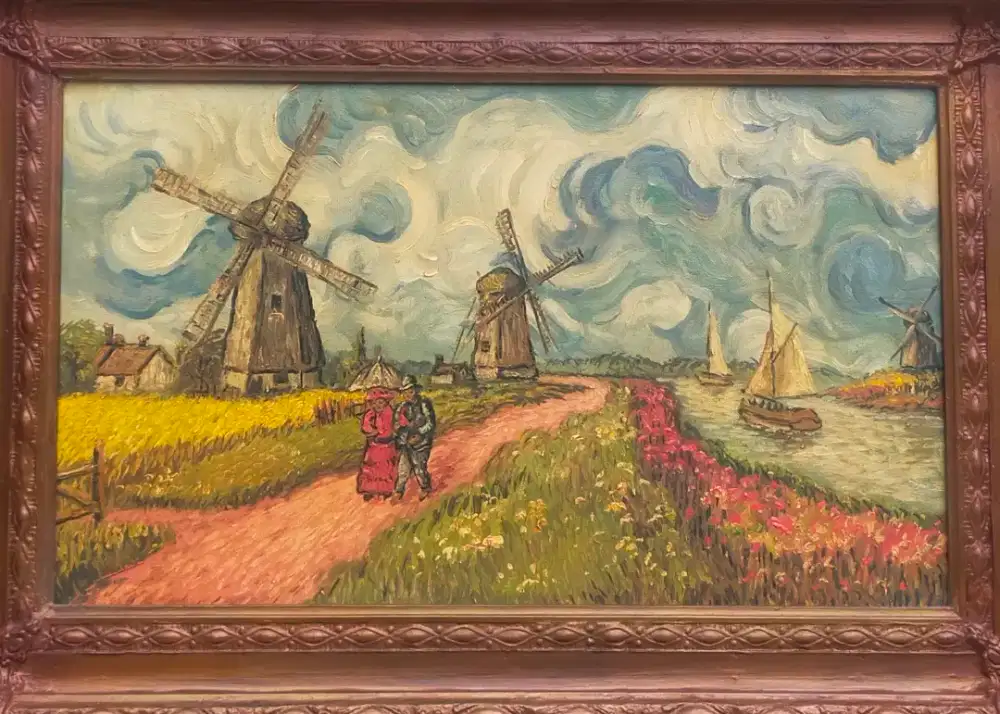 Lukisan Eropa Kincir Angin