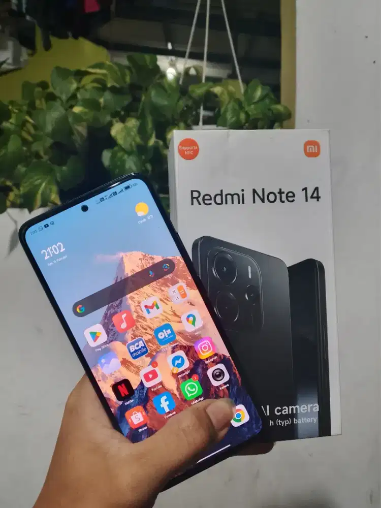 Redmi note 14 8/256 98% muluss
Mahar 2350 nego tipis
Pamulang