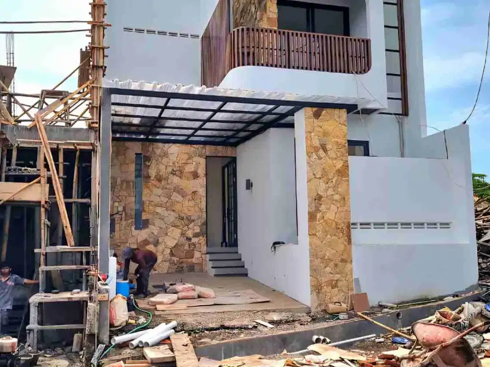 Vila Modern 3 Bedroom dengan rooftop Ocean View di Nusa Dua