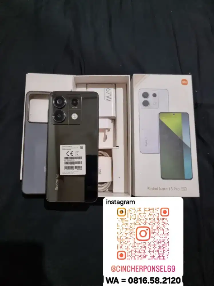 Jual hp istimewa REDMI NOTE 13 pro 5g 8/256 istimewa likenew siap pake