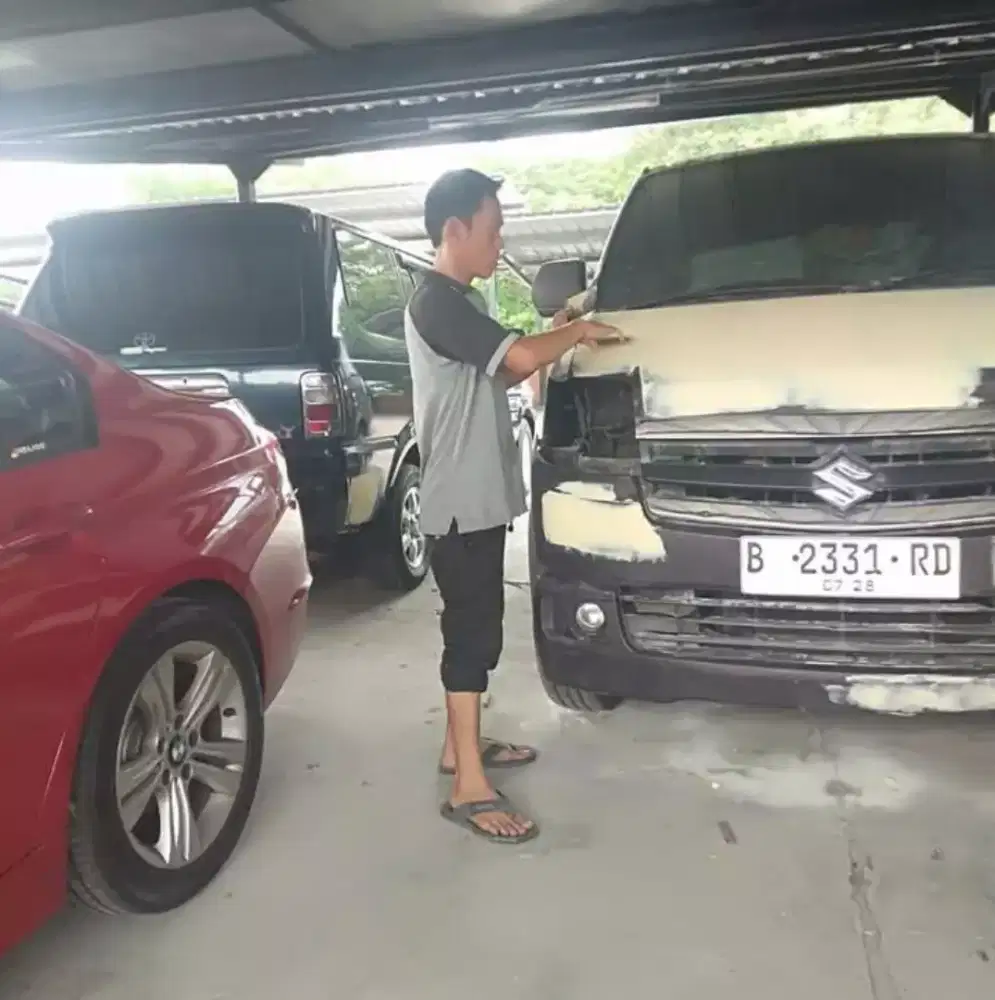 Bengkel cat mobil rumahan